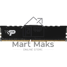 Оперативная память Patriot Signature Premium, DDR4, 32GB (2x16 GB), 3200 MHz, CL22, DIMM, радиатор, черный