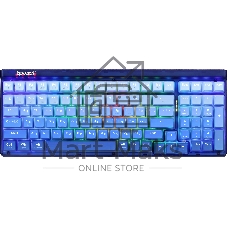 Клавиатура беспроводная Redragon Garen Pro RU RGb, бел/син, градиент,BT+2.4