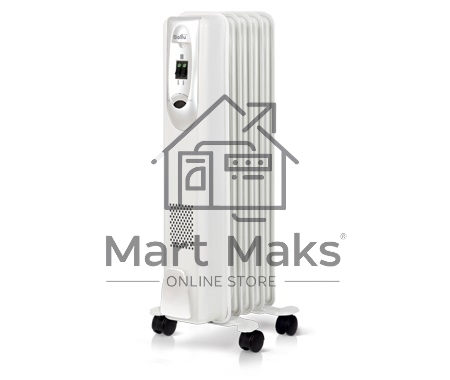Масляный обогреватель Ballu Comfort BOH/CM-05WDN 1000 (5 секций) белый, 1000 Вт, 15 м2, термостат