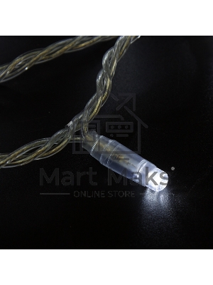 Гирлянда Neon-night Нить 10м, постоянное свечение, прозрачный ПВХ, 24В, белый