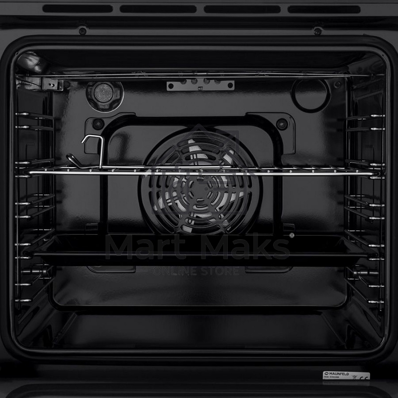 Духовой шкаф электрический Maunfeld EOEM.589B черный/серебристый, встраиваемый