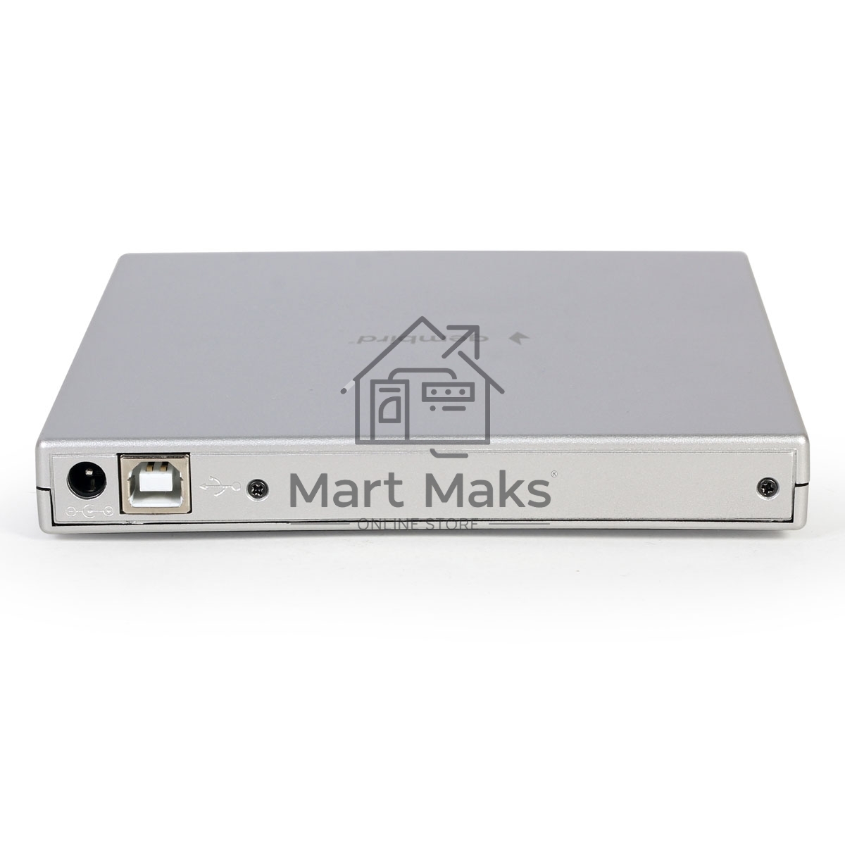 Оптический привод внешний с интерфейсом USB 2.0 Gembird DVD-USB-02-SV пластик, серебро