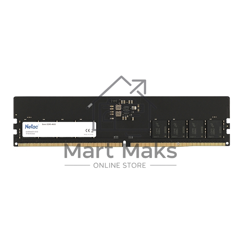 Оперативная память NETAC Basic, DDR5, 16GB (1x16GB), 4800MHz, CL40, DIMM