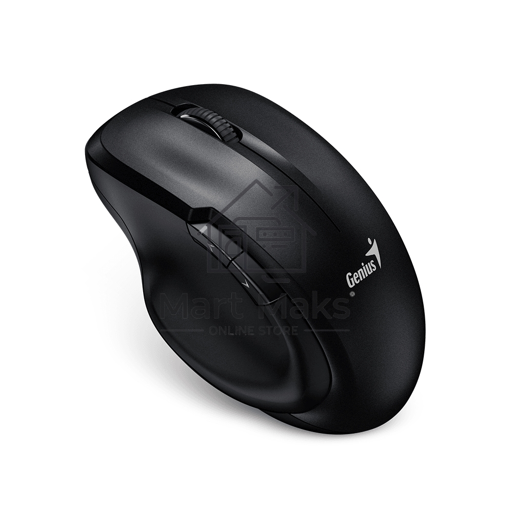 Мышь беспроводная Genius Ergo 8200S черный, 1200 dpi, радиоканал, USB, кнопки - 5