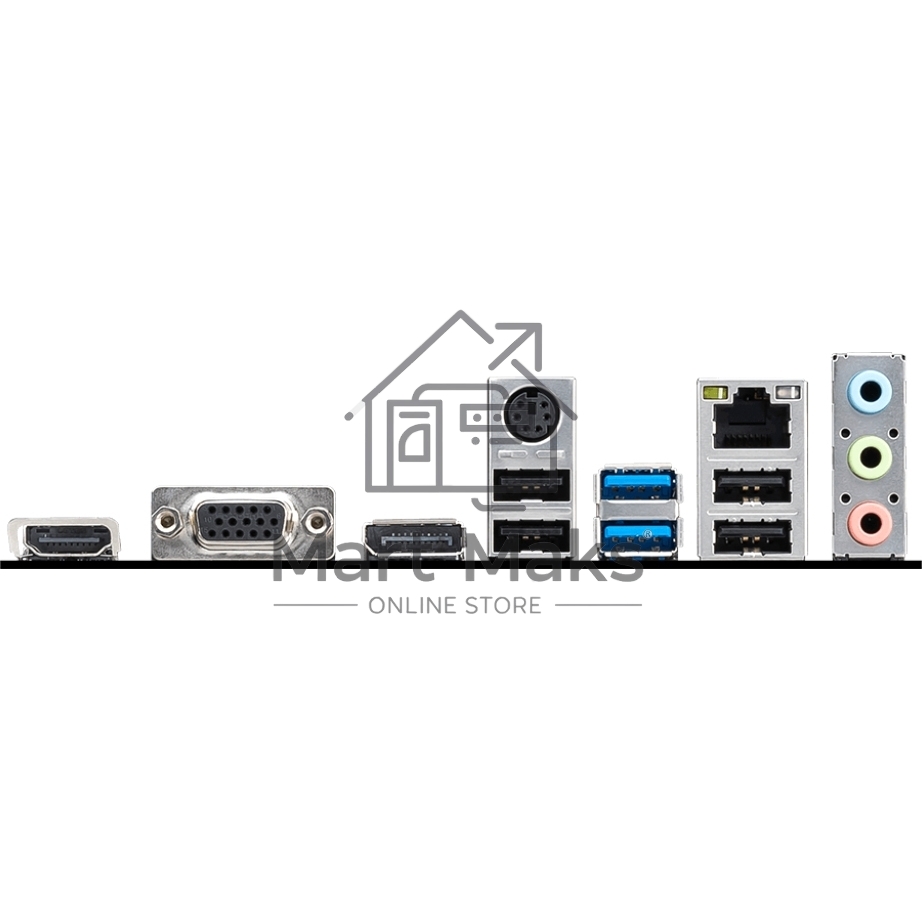 Материнская плата MSI PRO H610M-G, LGA 1700, Intel H610, 2xDDR5, 4xSATA, 1xM.2, 1xPCIe 4.0 x16, 1xPCIe 3.0 x1, 1xHDMI, 1xDP, 1xVGA, 1xRJ45 1Gb, 2xUSB-A 3.2 Gen 1, 4xUSB-A 2.0, 3x3.5мм, 7.1, mATX