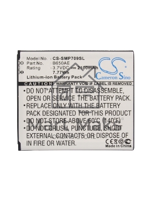 Аккумулятор CameronSinoCS-SMP709SL B650AE для Samsung GT-i9150/GT-i91583.7V / 2100mAh/7.77Wh