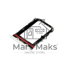 Лоток для SIM-карты Xiaomi Mi Note 10 серебристый