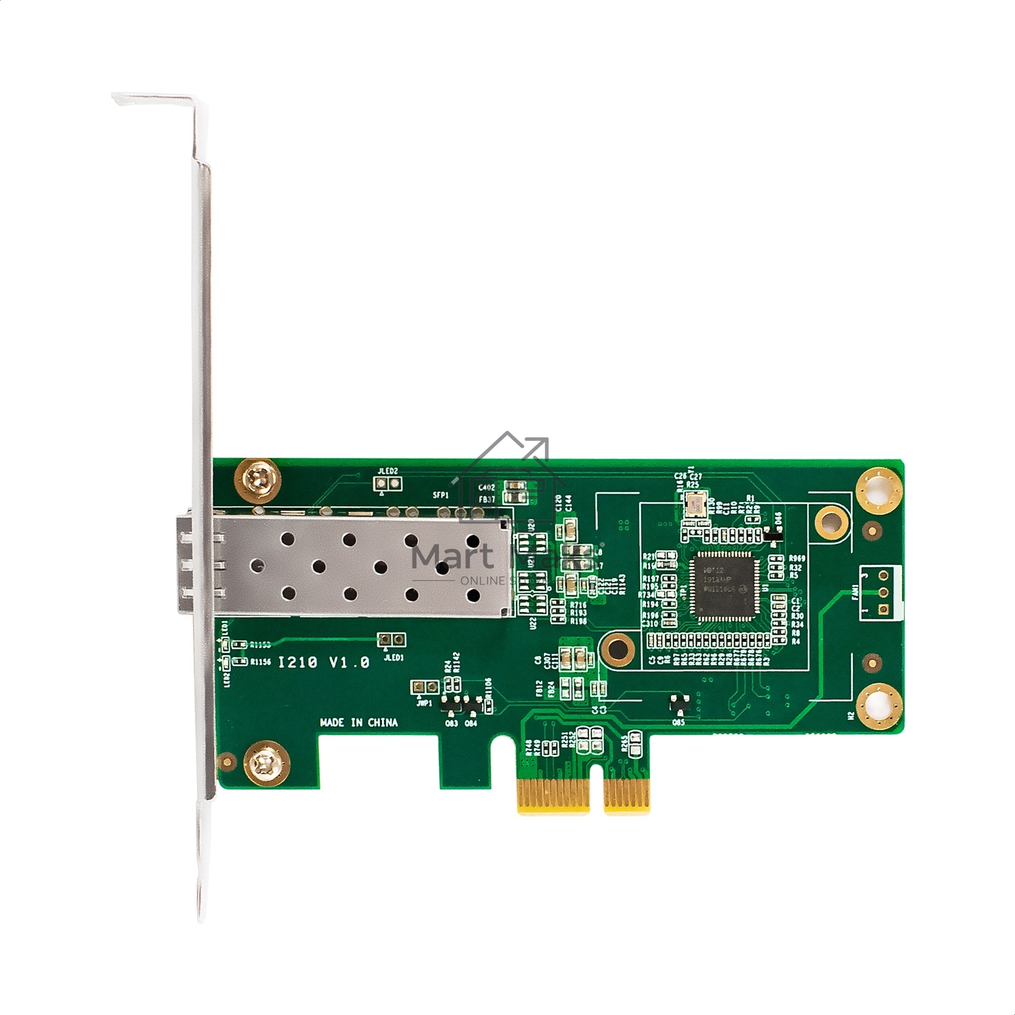 Комплект: Сетевой адаптер SFP ExeGate EXE-i210-F1 + Трансивер Single-Mode до 20км EXT-1G-SM1310-LC2-20KM (EX296228RUS: PCI-E x1 v2.0, порты 1x SFP (10/100/1000Mb/s), Gigabit Server NIC Intel Chipset I210-F1 + EX298328RUS: Tx:1310/Rx:1310 нм, до 20 км, раз