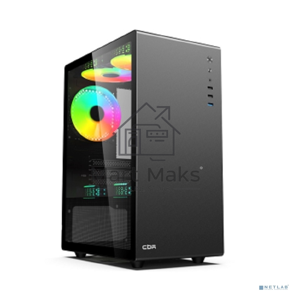 Компьютер CBR Edge E1203/W10 Intel Core i5-12400/Cbr MB-ARH610-OEM/2x16GB/RTX5060 8GB/SSD 960GB/10 Pro