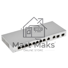 Коммутатор ZyXEL XGS1210-12, 8×1 Гбит/с + 2×2.5 Гбит/с + 2×SFP+, управляемый