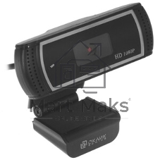 Веб-камера OKLICK OK-C013FH 1920x1080, 30 кадр/с, USB Type-A, микрофон (шумоподавление), универсальное крепление