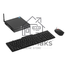 Неттоп Lenovo ThinkCentre Neo 50q G5 slim Core 5 210H (2.2) 16Gb SSD512Gb UHDG без ОС GbitEth WiFi BT 90W kb мышь клавиатура черный (13B9S09900)