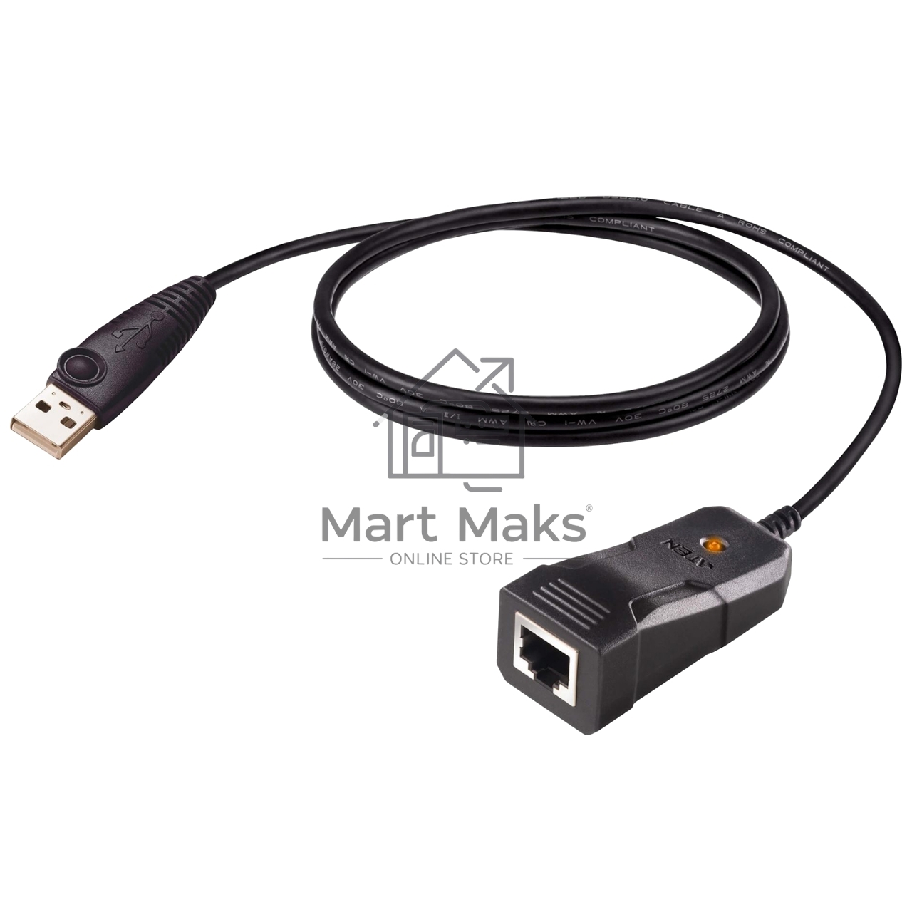 USB конвертер ATEN USB to RJ-45 (RS-232) Console Adapter (FTDI/1.2 m)