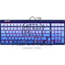 Клавиатура беспроводная Redragon Garen Pro RU RGb, бел/син, градиент,BT+2.4