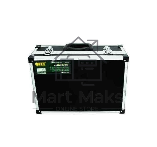 Ящик для инструмента FIT 65630алюминиевый (43 x 31 x 13 см) (черный)