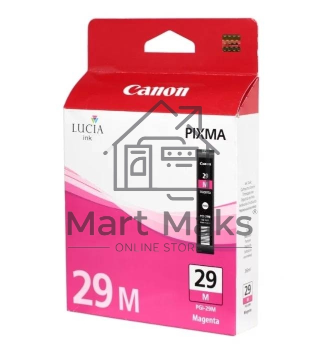 Картридж струйный Canon PGI-29M (4874B0011) пурпурный (281стр.) для Canon Pixma Pro 1