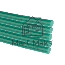 Клеевые стержни Rexant, Ø11 мм, 270 мм, зеленые, 10 шт., хедер