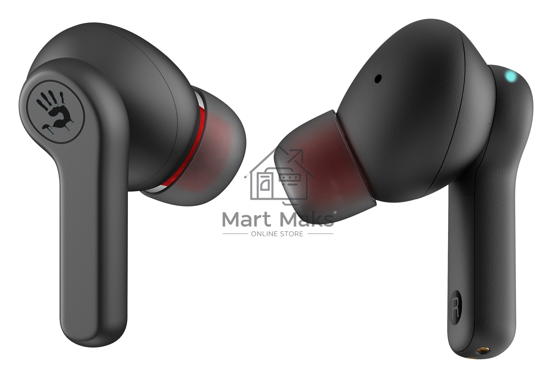 Гарнитура A4Tech Bloody M30 черный  Bluetooth  вкладыши
