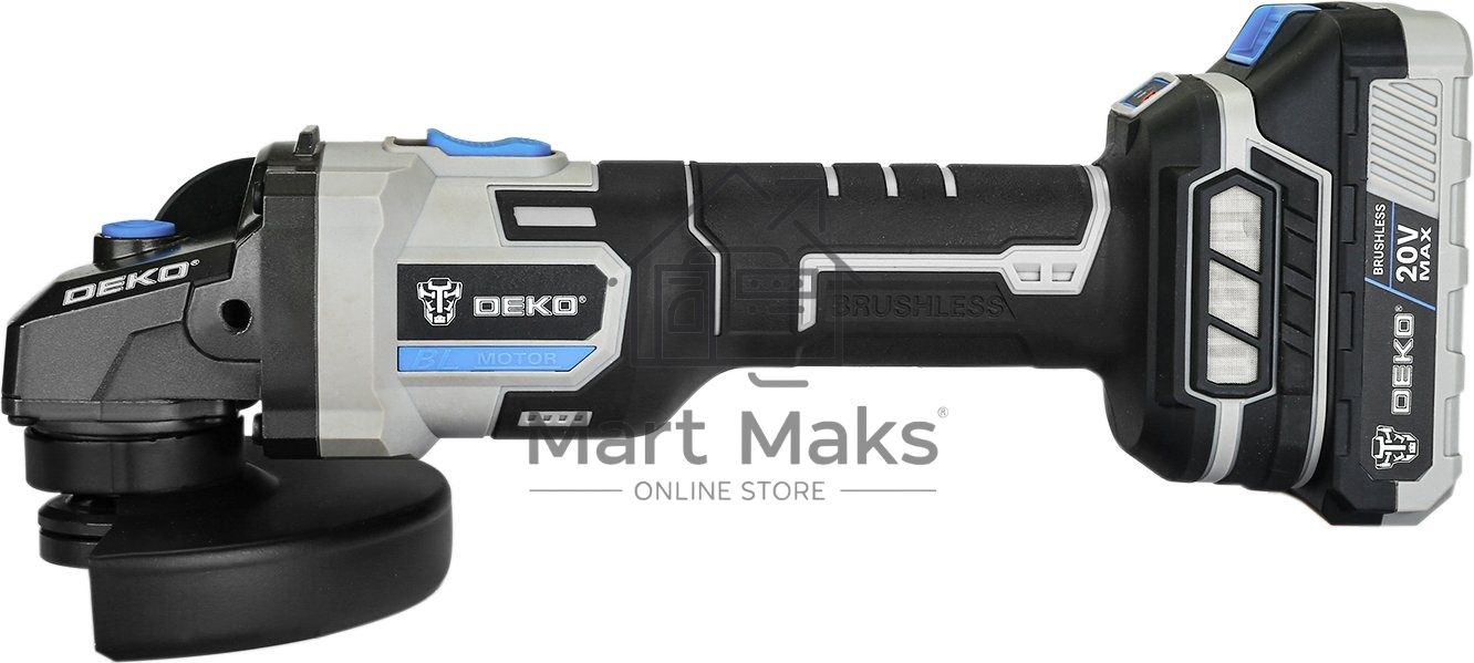 Углошлифовальная машина Deko DKAG20 9000об/мин рез.шпин.:M14 d=125мм
