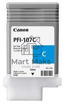 Картридж струйный Canon PFI-107C (6706B001) голубой (130 мл) для Canon iP F680/685/780/785