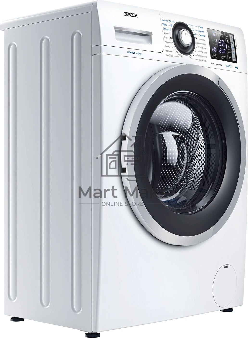 Стиральная машина Atlant СМА 80С1214-01 белый, загрузка фронтальная 8 кг, 1200 об/мин., класс: А+++