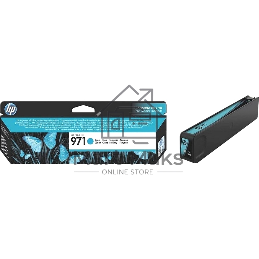 Картридж струйный HP 971 CN622AE голубой для HP OJ Pro X476dw/X576dw/X451dw/X551dw (2500стр.)