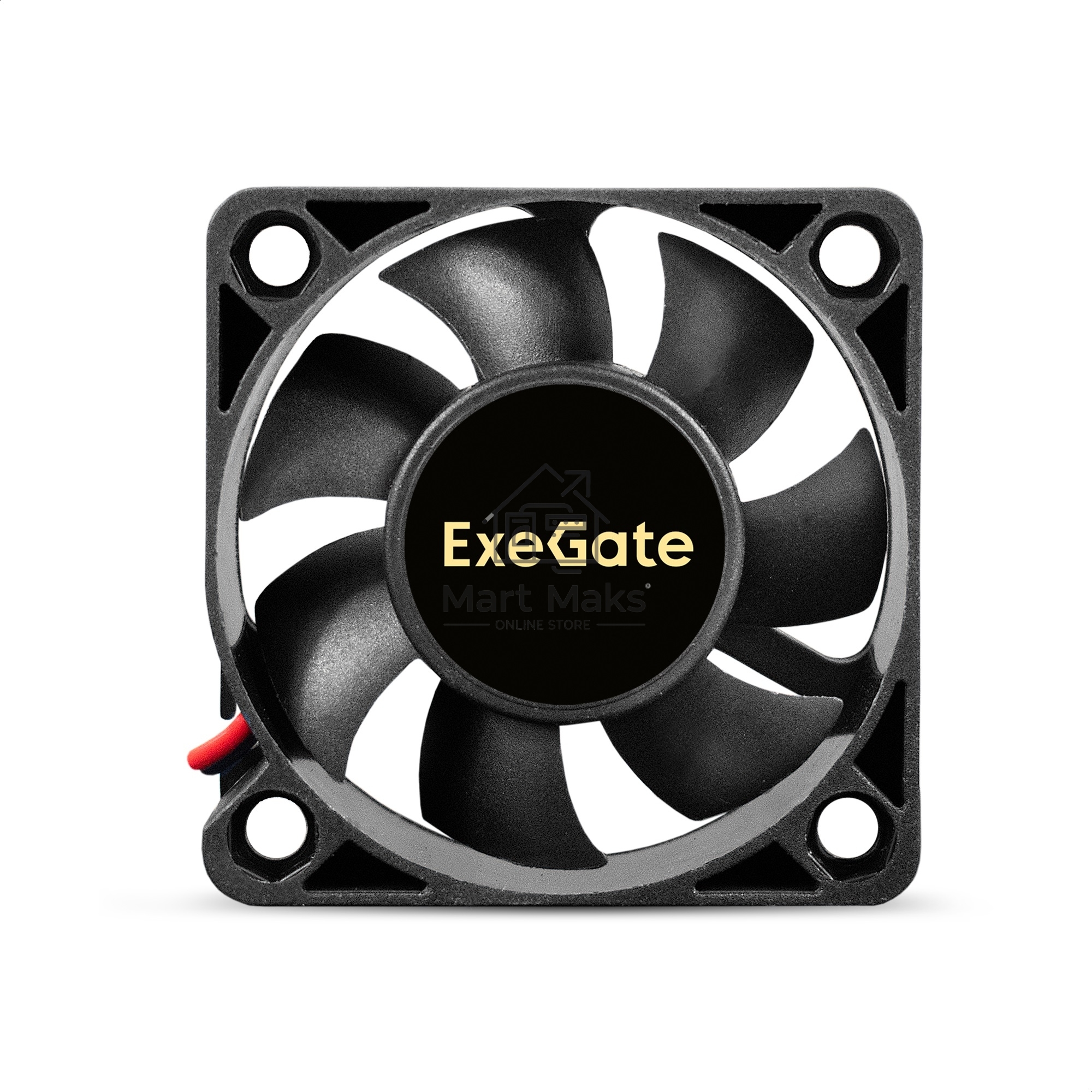 Вентилятор для корпуса ExeGate EX05015B2P черный, 50 мм, 6000 об/мин, 33 дБ, 2 pin