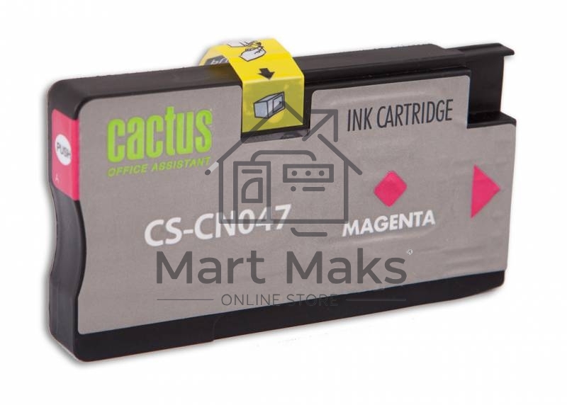 Картридж струйный Cactus CS-CN047 №951 пурпурный (26 мл) для HP OfficeJet 251dw Pro, 276dw Pro, 8100 Pro, 8100e, 8600 Pro (N911a), 8600 Pro Plus (N911g), 8610 Pro (A7F64A), 8615 Pro, 8616 Pro, 8620 Pro