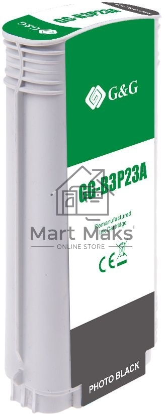Картридж струйный G&G GG-B3P23A №727 фото черный (130 мл) для HP DJ T920/T1500