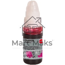 Чернила Cactus CS-GI-490M пурпурный 70мл для Canon PIXMA G1400/G1410/G1411/G2400/G2410/G2411/G3400/G3410/G3411/G4400/G4410/G4411