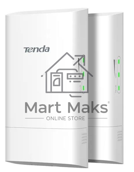 Tenda O1-5G Наружная точка доступа, 5 ГГц, до 867 Мбит/с, внутренняя антенна 1x9dBi, IP65, PoE, LAN 1x100 Мбит/с