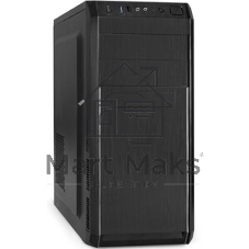 Компьютерный корпус Miditower ExeGate XP-334UC-UNS400 (ATX, БП UNS400 с вент. 12см, 1хUSB/1хUSB 3.0/1хTypeC, аудио, черный)