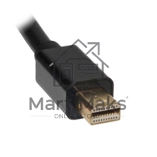 Переходник miniDisplayPort -> HDMI, Cablexpert A-mDPM-HDMIF4K-01, 4K, 20M/19F, кабель 15 см, черный, пакет