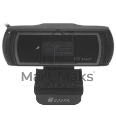 Веб-камера OKLICK OK-C013FH 1920x1080, 30 кадр/с, USB Type-A, микрофон (шумоподавление), универсальное крепление
