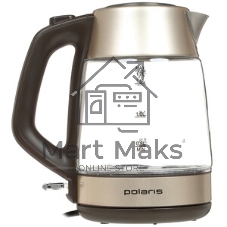 Чайник электрический Polaris PWK1760CGL графит, 1,7 л, 2150 Вт, стекло