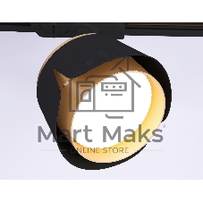 Трековый однофазный светильник Ambrella light GL5344 BK/GD черный/золото GX53 D100*66