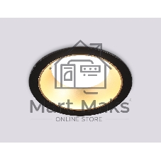 Светильник Ambrella light TN52334 SBK/SGD черный песок/золото песок GX53 max 12W D115*25