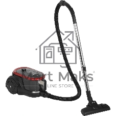 Пылесос Vitek VT-CV1880 черный/красный, 400/2000 Вт, уборка сухая, пылесборник контейнер 2,5 л