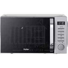 Микроволновая печь Haier HMB-DG208SA серебристый, 20 л, 800 Вт, переключатели - кнопки, поворотный механизм