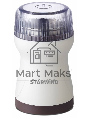 Кофемолка Starwind SGP4422 200Вт сист.помол.:ротац.нож вместим.:40гр белый/коричневый