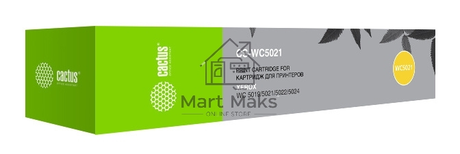 Картридж лазерный Cactus CS-WC5021 (006R01573) черный (9000 стр.) для Xerox WorkCentre 5019/5021/5022/5024