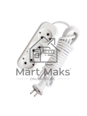 Удлинитель 3х7м без заземл. 10А IP20 Е-203 АБС-пл. ПВС 2х0.75 UNIVersal 9631966