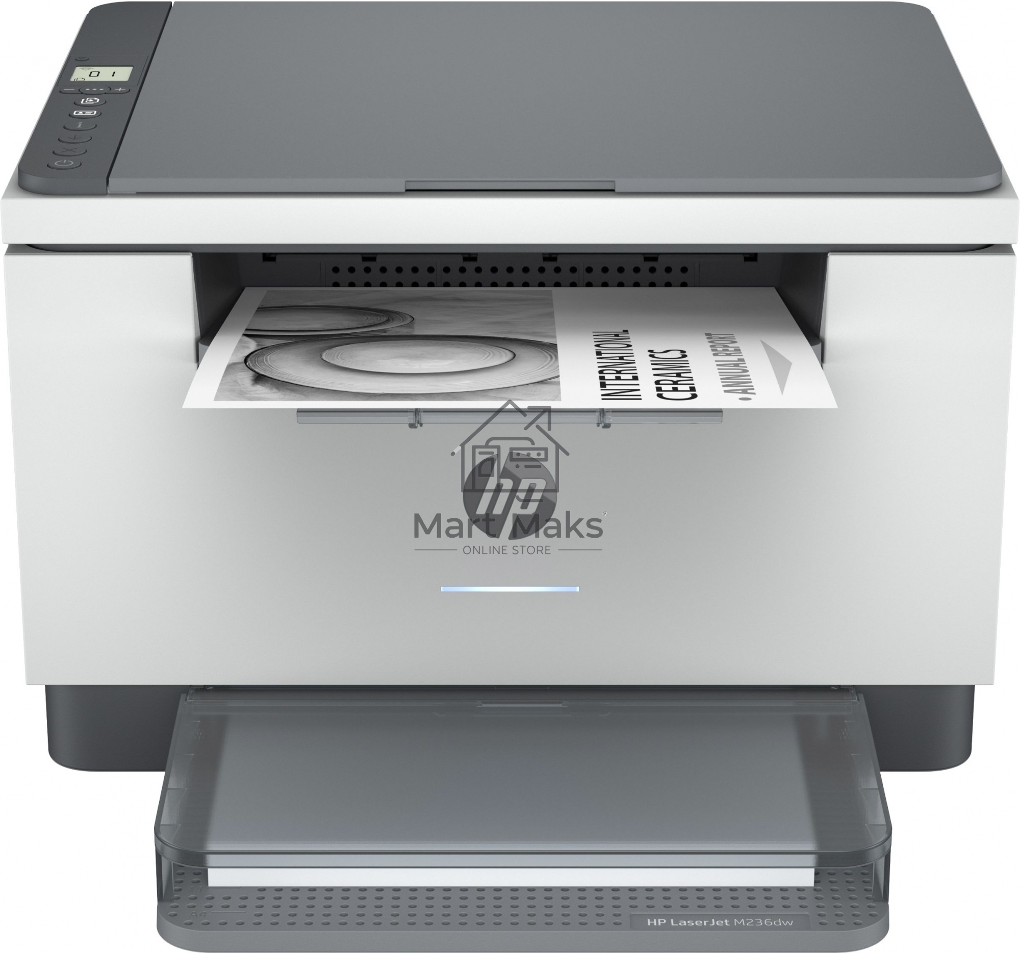 МФУ лазерный HP LaserJet M236dw (9YF95A), A4, ч/б, печ. до 29 стр/мин., 600 x 600 dpi, USB, RJ-45, Wi-Fi, Air Print, Mopria