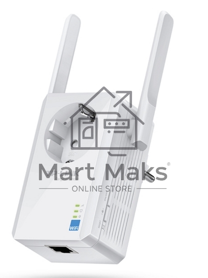 Сетевой адаптер TP-Link SOHO TL-WA860RE 300Mbps Wireless N Wall Plugged Range Extender with AC Passthrough, QCA(Atheros), 2T2R, 2.4GHz, 802.11b/g/n, 1 10/100Mbps LAN port, Range Extender button, Range Extender mode, suppo поставляется без кабеля RJ-45