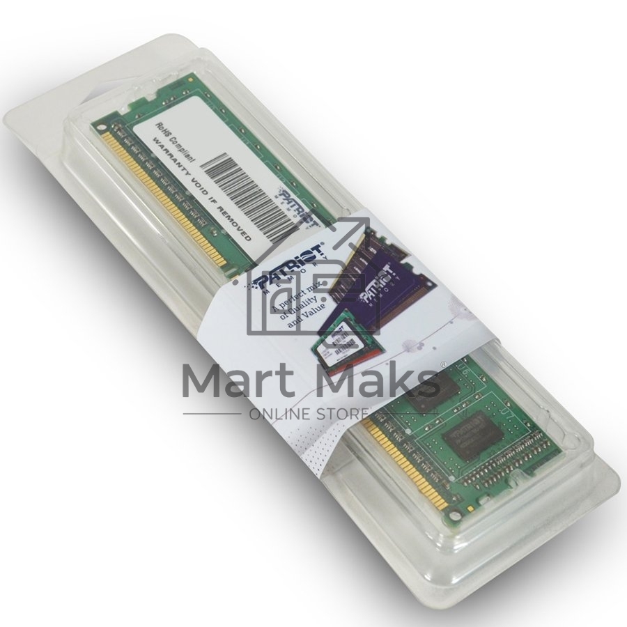 Оперативная память Patriot, DDR3, 4GB (1x4 GB), 1333 MHz, CL9, DIMM