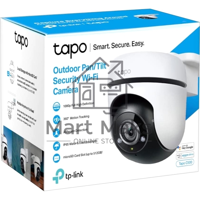 Камера видеонаблюдения умная уличная поворотная TP-Link Tapo C500