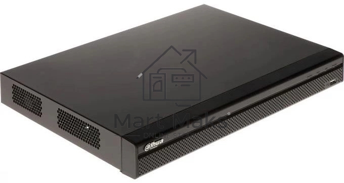Видеорегистратор IP DAHUA 8-канальный 4K и H.265+. Входящий поток до 160Мбит/с; сжатие: H.265+, H.265, H.264+, H.264; разрешение записи до 12Мп; накопители: 2 SATA III до 20Тбайт; воспроизведение: 8кн
