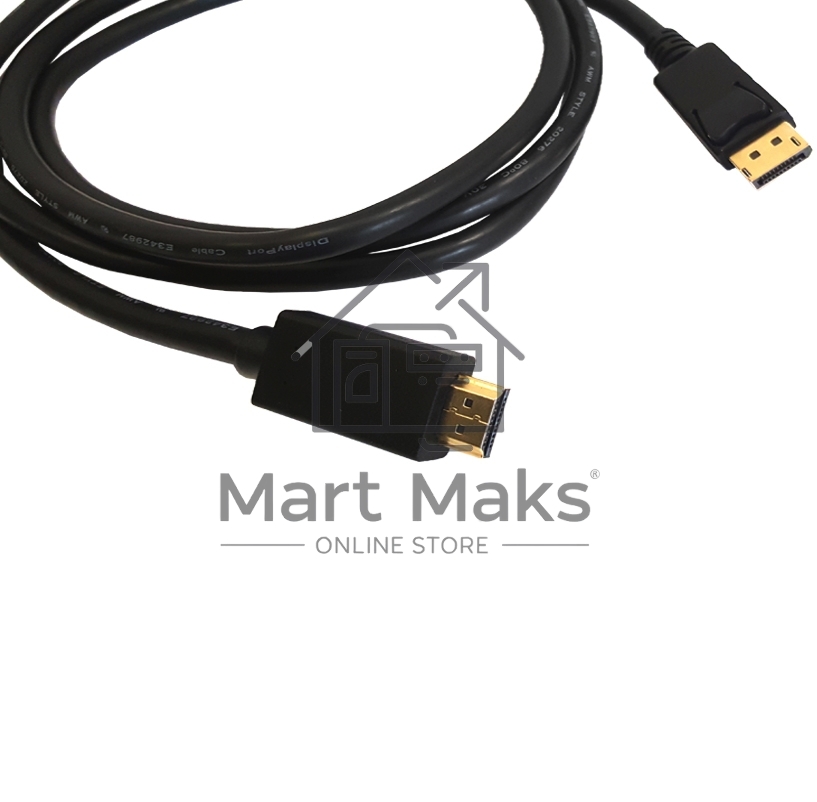 Кабель Kramer C-DPM/HM-6 DisplayPort-HDMI (Вилка - Вилка), 1,8 м