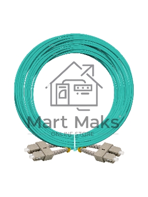 Патч-корд волоконно-оптический ExeGate FC-D-503-SC-SC-20M-LSZH (Шнур ВО MM 50/125 (OM3), SC/UPC-SC/UPC, Duplex, LSZH, 20м)