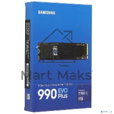 Накопитель SSD Samsung 990 EVO Plus, 1024 Gb, M.2 2280, PCIe 4.0 x4, NVMe, R/W 7150/6300